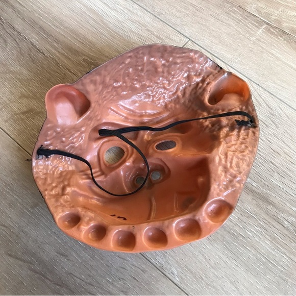 Vintage rubber vinyl retro monkey chimp  face mask Halloween costume dress up - Picture 2 of 4